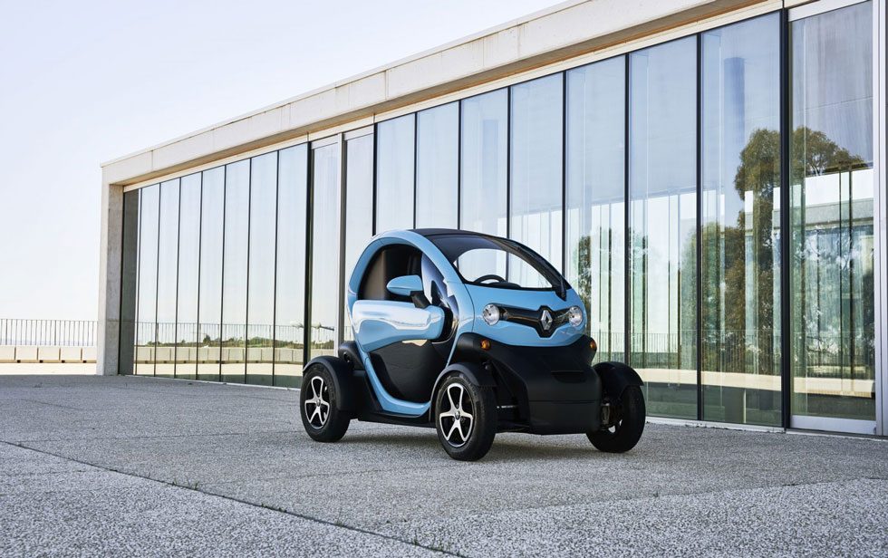 Renault Twizy statisch schuin voor